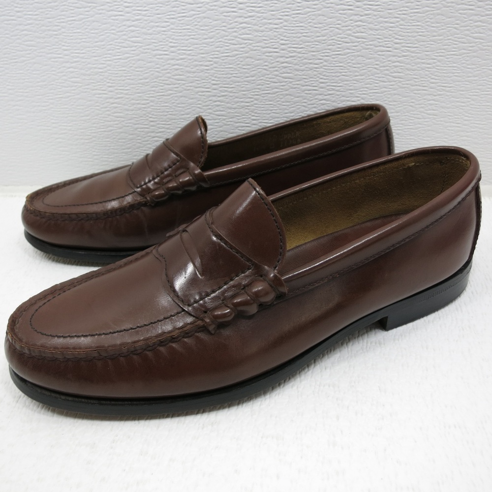 Towncraft Strap Leather Penny Loafers 10.5 D